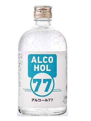 飲んでもよし。でも77°ですから、水で割ってください。