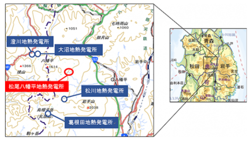 岩手地熱の設置場所
