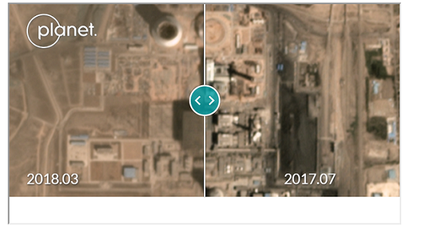 河南省での石炭火力発電所サイトの変化