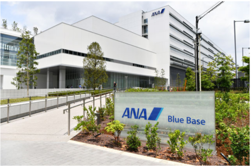 医療用ガウンの製造拠点となるANAの訓練所