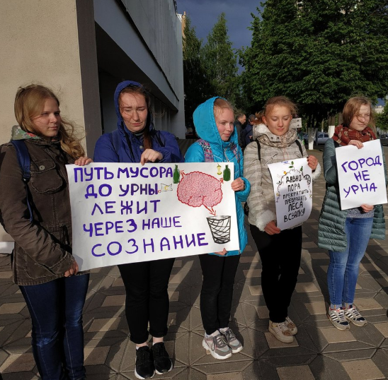 少しずつ、ロシアの街にも「人々の意思表示」が広がり始めている