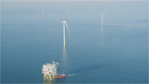 エルステッドが運営する洋上風力発電設備