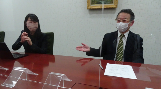 ㊧が平田氏、右が吉田氏