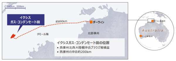 INPEXが予定するオーストラリアのCCSプラント事業
