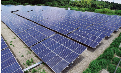 再エネ電力を主導する太陽光発電設備